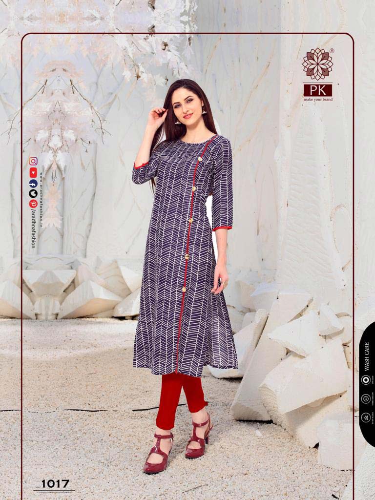 Pk Lifestyle Vol-2 Rayon Print Wholesale Kurti Pk Lifestyle Vol-2 Rayon Print Wholesale Kurti